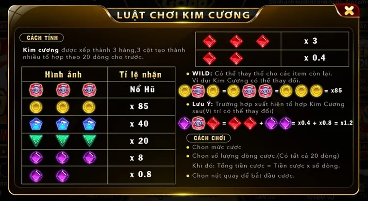 Bí Quyết Chinh Phục Nổ Hũ Kim Cương Tại Rikbet Năm 2025